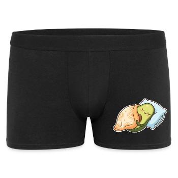 Avocat endormi - Boxer Homme - noir - Devant