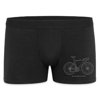 Therapy Would Be Cheaper – Rennrad Humor - Männer Boxer Shorts - Schwarz - Vorne