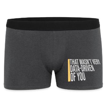 Ce n’était pas très axé sur les données de ta part, nerd drôle - Boxer Homme - charbon - Devant