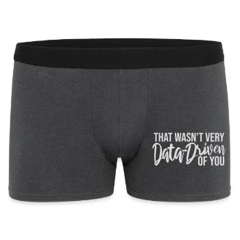 Ce n’était pas très axé sur les données de ta part, nerd drôle - Boxer Homme - charbon - Devant