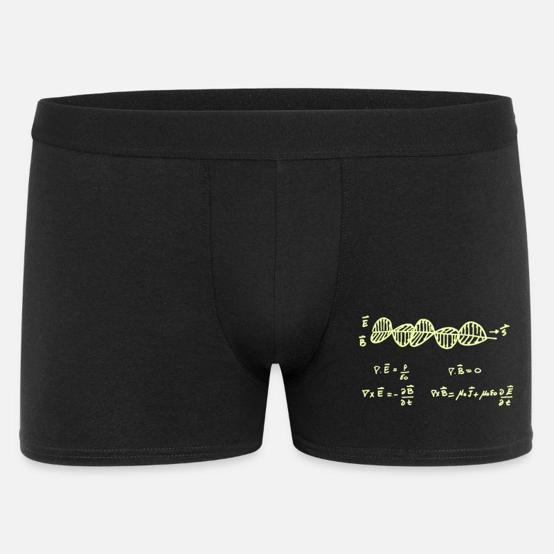 Les équations de Maxwell - Boxer Homme - noir