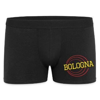 Bologna  - Männer Boxer Shorts - Schwarz - Vorne