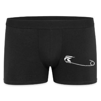 Art au trait minimaliste du stéthoscope - Boxer Homme - noir - Devant
