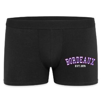 Bordeaux Est. 1976 - Men's Boxer Shorts - black - Front
