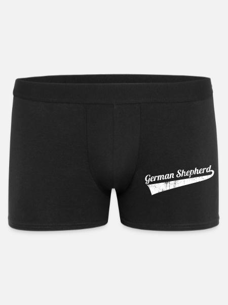 German Shepherd - Men's Boxer Shorts - black