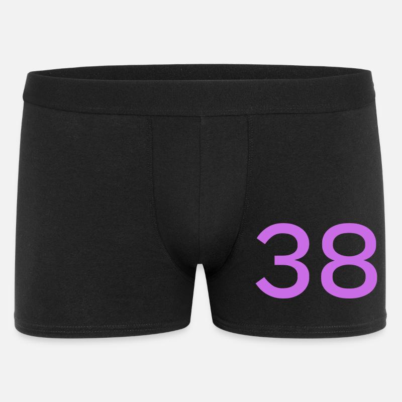 38 - Männer Boxer Shorts - Schwarz