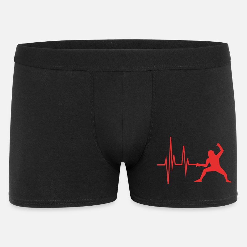escrime - Boxer Homme - noir