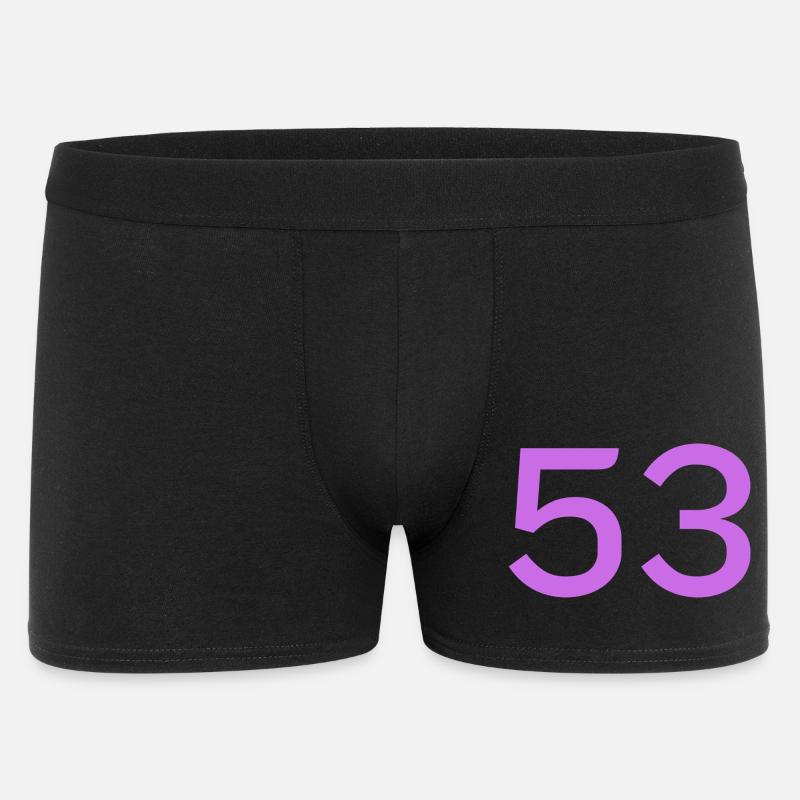53 - Men's Boxer Shorts - black