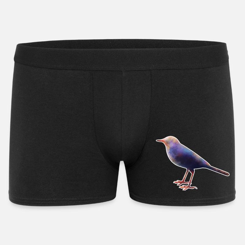Schafstelze.1 - Männer Boxer Shorts - Schwarz