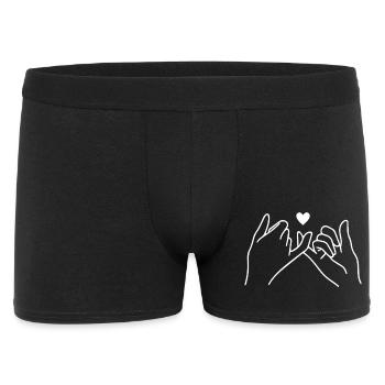 Promis au petit doigt : Meilleurs amis - Boxer Homme - noir - Devant