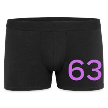 63 - Men's Boxer Shorts - black - Front