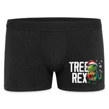 Drôle de t-shirt de Noël cadeau de Noël - Boxer Homme - noir - Devant