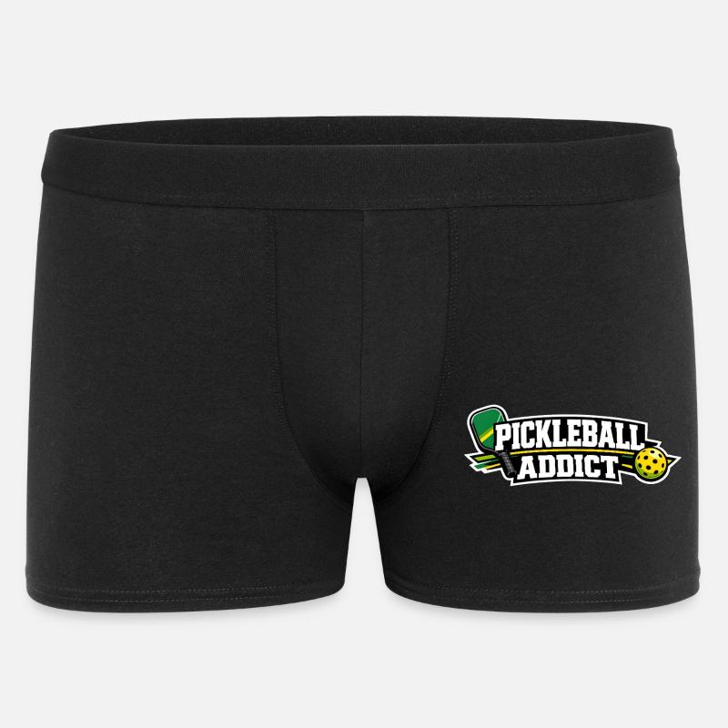 Pickleball Addict Logo - Boxer Homme - noir