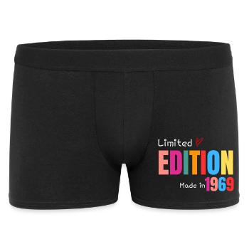 Limitierte Auflage Hergestellt 1969 - Männer Boxer Shorts - Schwarz - Vorne