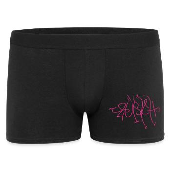 Zurich in purple - Men's Boxer Shorts - black - Front
