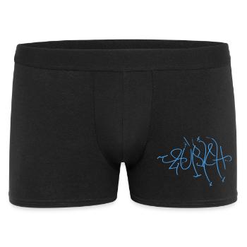 Art urbain de Zurich - Boxer Homme - noir - Devant