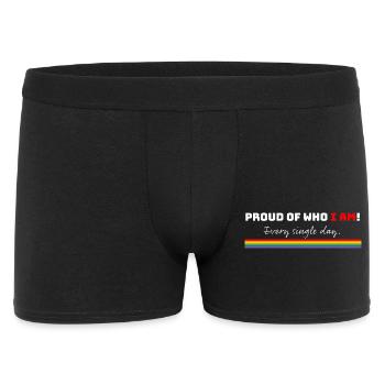 Proud of Me – Rainbow LGBT - Men's Boxer Shorts - black - Front