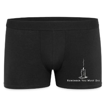 Souviens-toi que tu dois mourir - Boxer Homme - noir - Devant