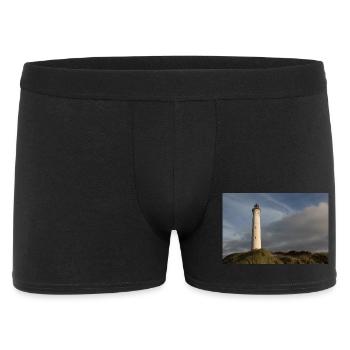 Lighthouse Lingvig Fyr Ringkøbing Denmark - Men's Boxer Shorts - black - Front