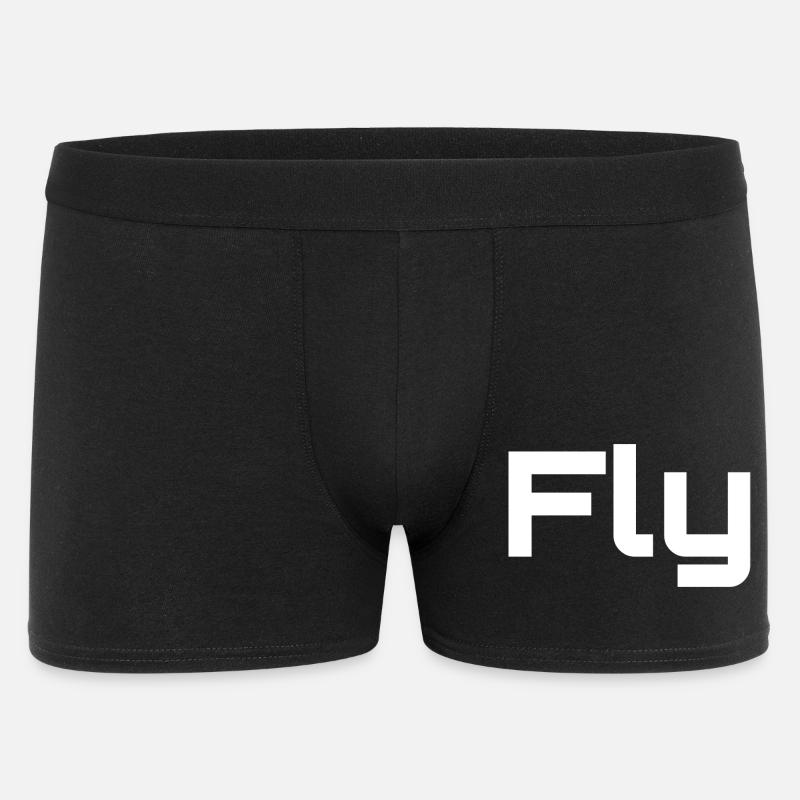 Fly Better - Männer Boxer Shorts - Schwarz