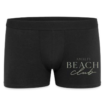Amalfi Beach Club Logo - Boxer Homme - noir - Devant