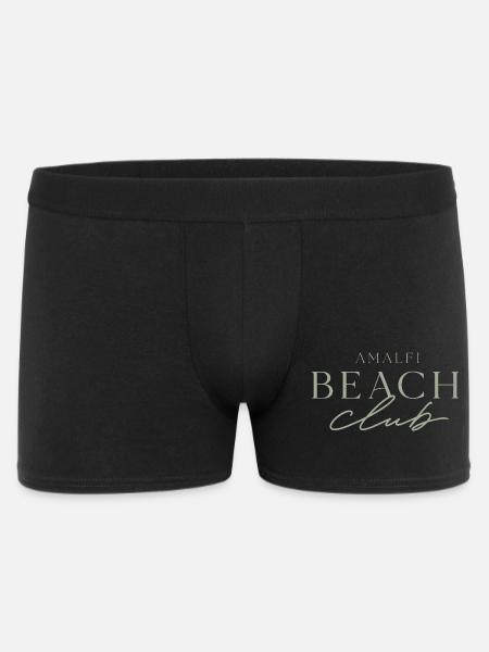 Amalfi Beach Club Logo - Men's Boxer Shorts - black