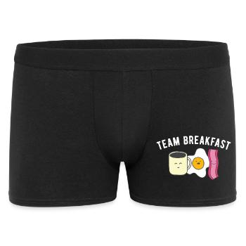 Team Breakfast Crew - Men's Boxer Shorts - black - Front