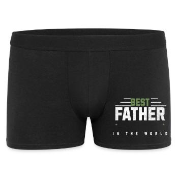 Best Dad in the World - Men's Boxer Shorts - black - Front