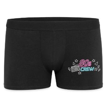 80s Crew Neon Retro - Men's Boxer Shorts - black - Front