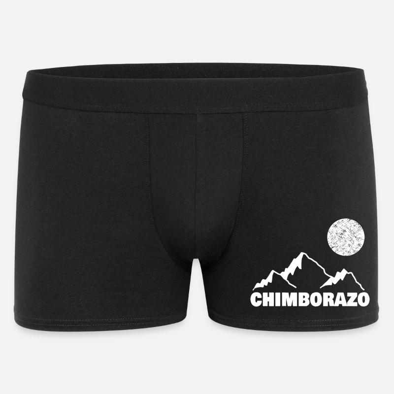 chimborazo - Männer Boxer Shorts - Schwarz