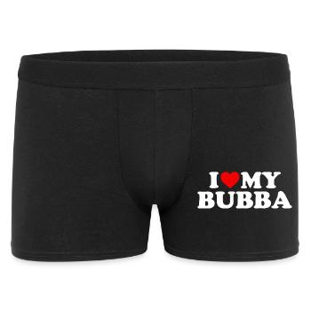 I Love My Bubba - Men's Boxer Shorts - black - Front