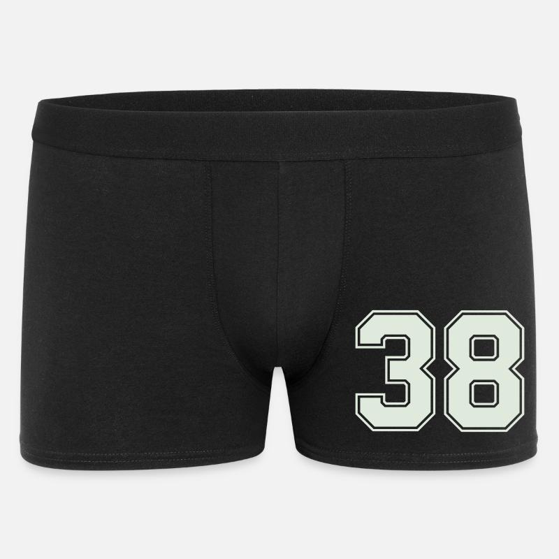 38- - Männer Boxer Shorts - Schwarz