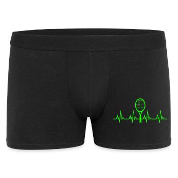 Tennis Heartbeat Tennis Player - Men's Boxer Shorts - black - Front