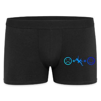 Gift idea for the boulderer with sport climbing - Men's Boxer Shorts - black - Front