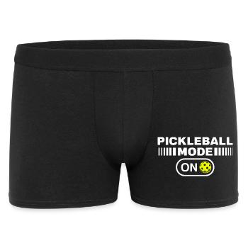 Mode Pickleball sur Joueur de Pickleball Drôle - Boxer Homme - noir - Devant