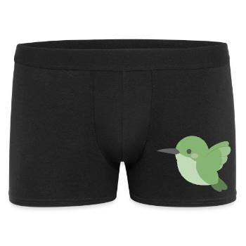 Colibri Vert Minimal - Boxer Homme - noir - Devant