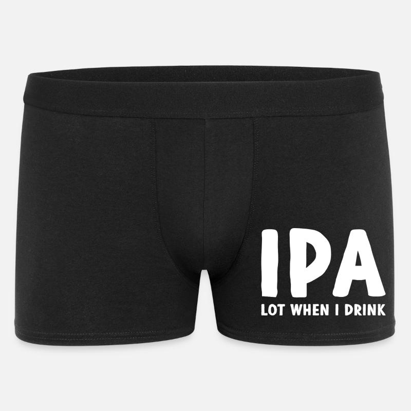 IPA - Männer Boxer Shorts - Schwarz
