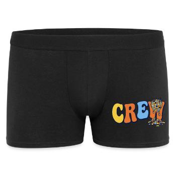 Cohésion de l’équipe Retro Crew Disco Ball Party - Boxer Homme - noir - Devant
