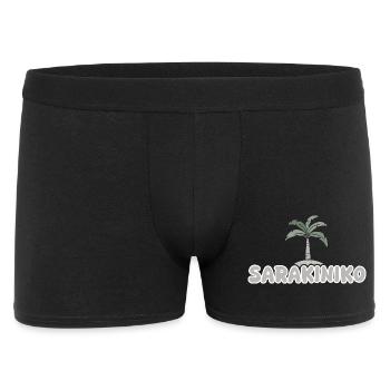 Sarakiniko as a holiday - Men's Boxer Shorts - black - Front