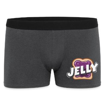 Erdnussbutter & Marmelade Partnerlook Design - Männer Boxer Shorts - Anthrazit - Vorne