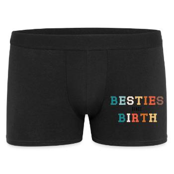 Meilleures amies depuis la naissance - Boxer Homme - noir - Devant