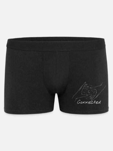 Connected Cosmic Hands Stars - Men's Boxer Shorts - black