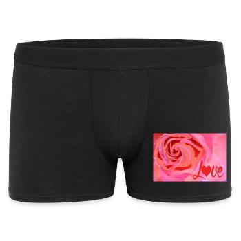 Rose Love Color Explosion Love - Men's Boxer Shorts - black - Front