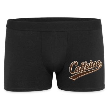 Caffeine Retro Script - Men's Boxer Shorts - black - Front