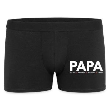 PAPA - Men's Boxer Shorts - black - Front
