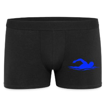 Silhouette de Char Bleu - Boxer Homme - noir - Devant