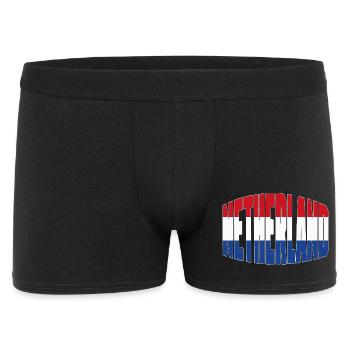 Netherlands Football Shirt, Dutch Fan Design - Men's Boxer Shorts - black - Front