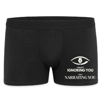 Je te narrais - Boxer Homme - noir - Devant
