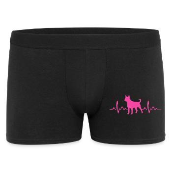 Staffordshire Bullterrier - Männer Boxer Shorts - Schwarz - Vorne