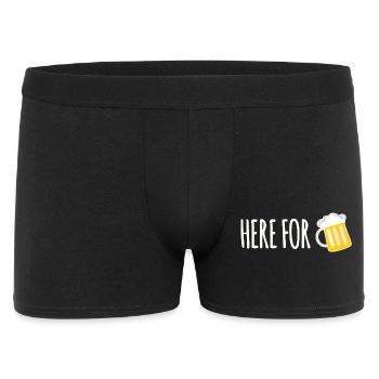 Here For Beer - Men's Boxer Shorts - black - Front